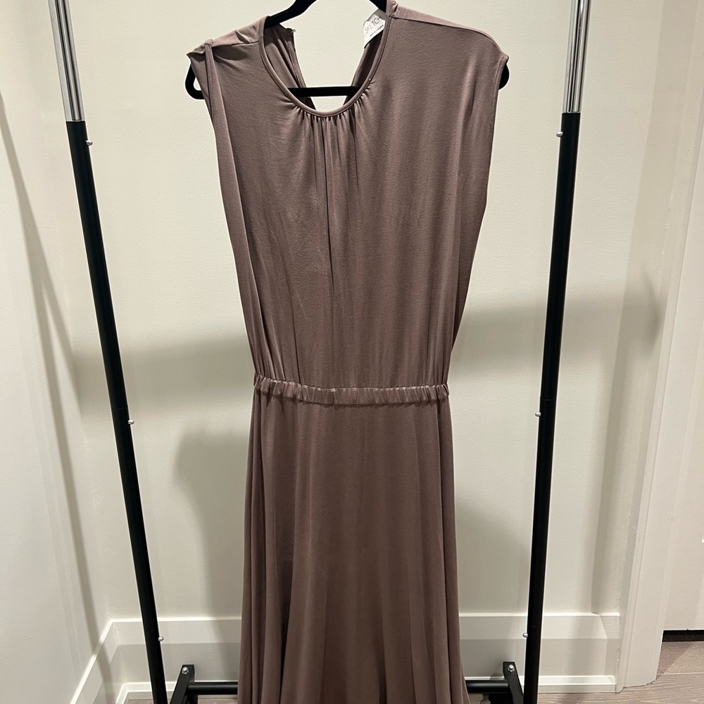 Chic Brown Maxi Dress